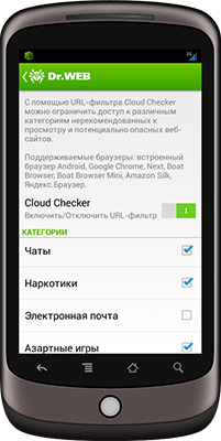 URL-фильтр Cloud Checker