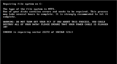 CHKDSK #drweb