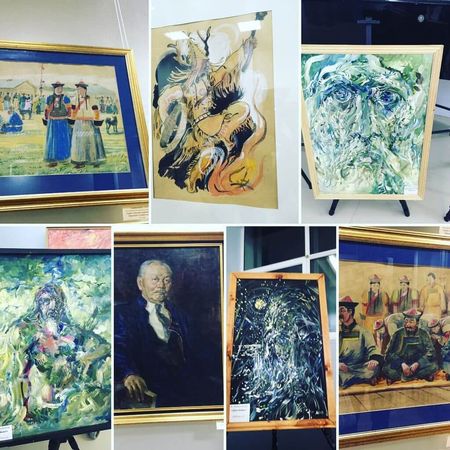 Картины бурятских художников из собрания музея #drweb