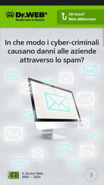 #drweb In che modo i cyber-criminali causano danni alle aziende attraverso lo spam?
